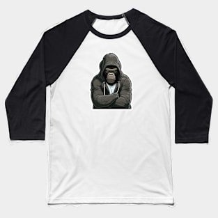 Shades of Toughness - Cool Gorilla Baseball T-Shirt